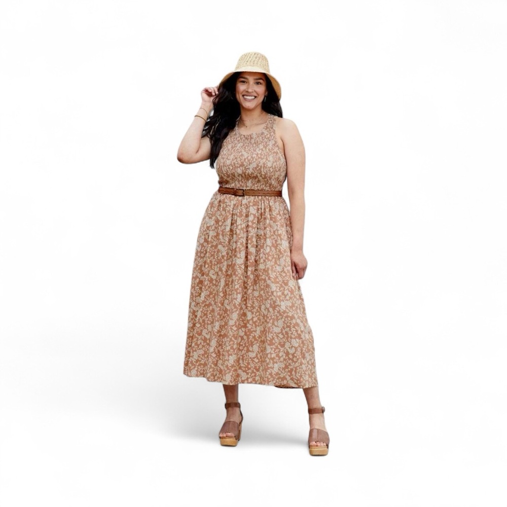 Matilda Jane Just Imagine Lauren Floral Midi Dress Size Large - Picture 2 of 5
